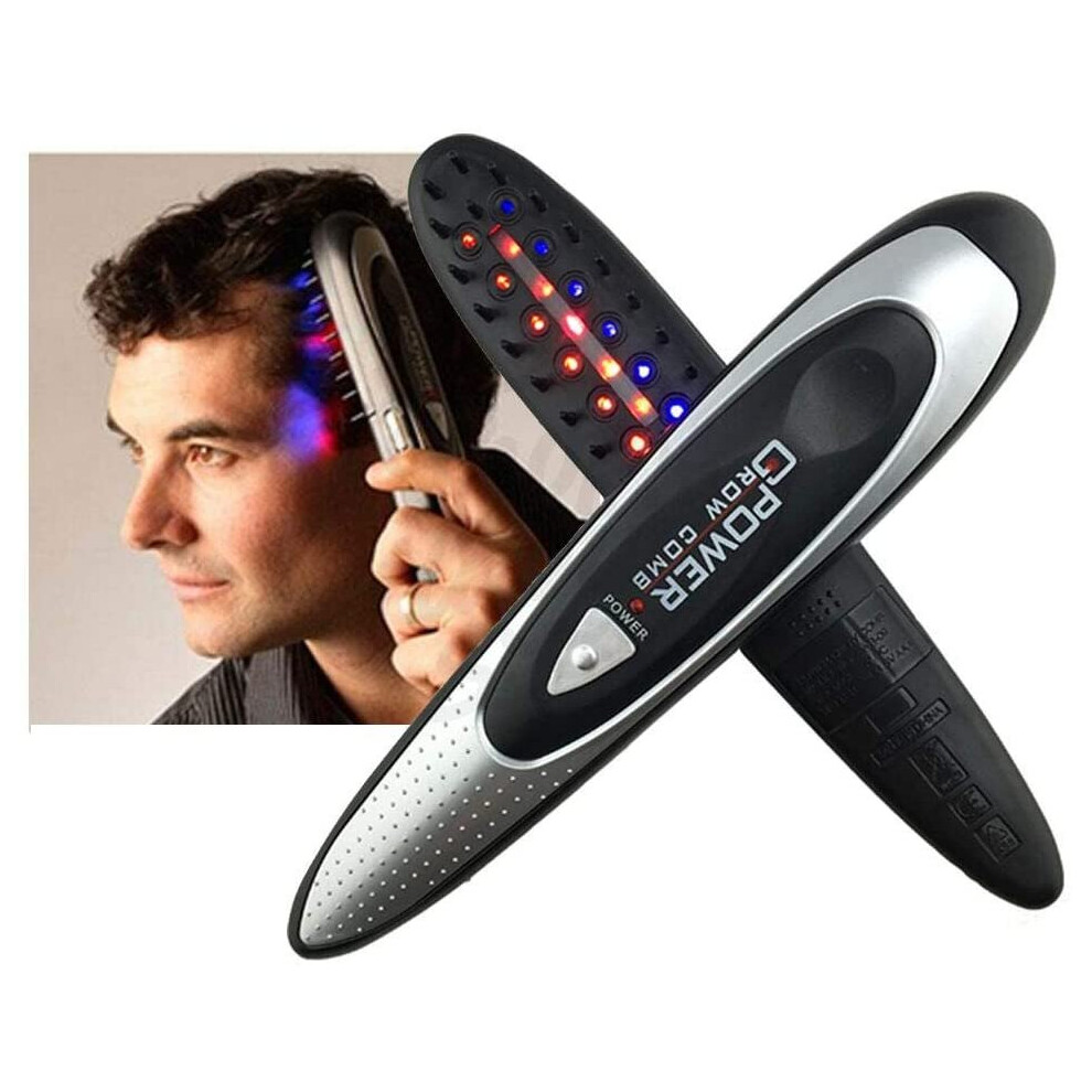 Laser Hair Treatment Power Grow Comb Kit - Regrow Therapy Electric Laser Scalp Massage Treatment