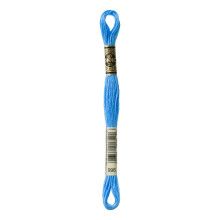 DMC Mouline floss/skein for sewing/embroidery - 8 metres - 996 - Electric Blue, Medium
