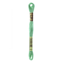 DMC Mouline floss/skein for sewing/embroidery - 8 metres - 563 - Jade, Light