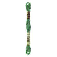 DMC Mouline floss/skein for sewing/embroidery - 8 metres - 562 - Jade, Medium
