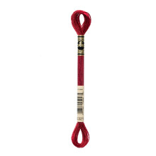 DMC Light Effects floss/skein for sewing/embroidery - 8 metres - 321 - Red