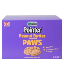 PB2287 Pointer Wheat-Free Peanut Butter Flavoured Paws 1.25kg Oven-Baked Dog Treats