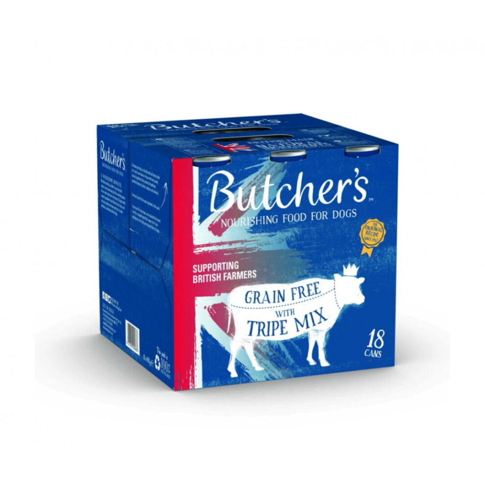 Butcher's Original Tripe Mix Recipes Dog Food Tins 18X400g - Image 3