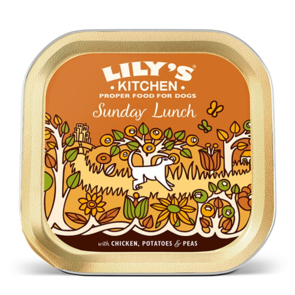 Lilys Kitchen Sunday Lunch Dog Food Tray 150G - Brown - Image 8