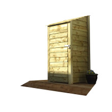 (6ft, Light Green) Wooden Tool Store - Standard Roof (L-99cm, H-126cm / 180cm, W-81cm)
