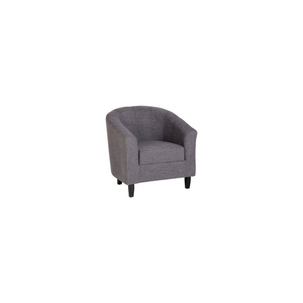 Tempo Tub Chair Grey Fabric