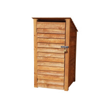 (6ft, Rustic Brown) Wooden Tool Store - Reversed Roof (L-99cm, H-126cm / 180cm, W-81cm)