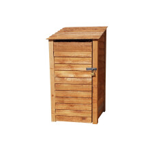 (6ft, Rustic Brown) Wooden Tool Store - Standard Roof (L-99cm, H-126cm / 180cm, W-81cm)
