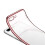 For iPhone 7 / iPhone 8 / iPhone SE 2020 - Clear Silicone Case With Rose Gold Edge 1