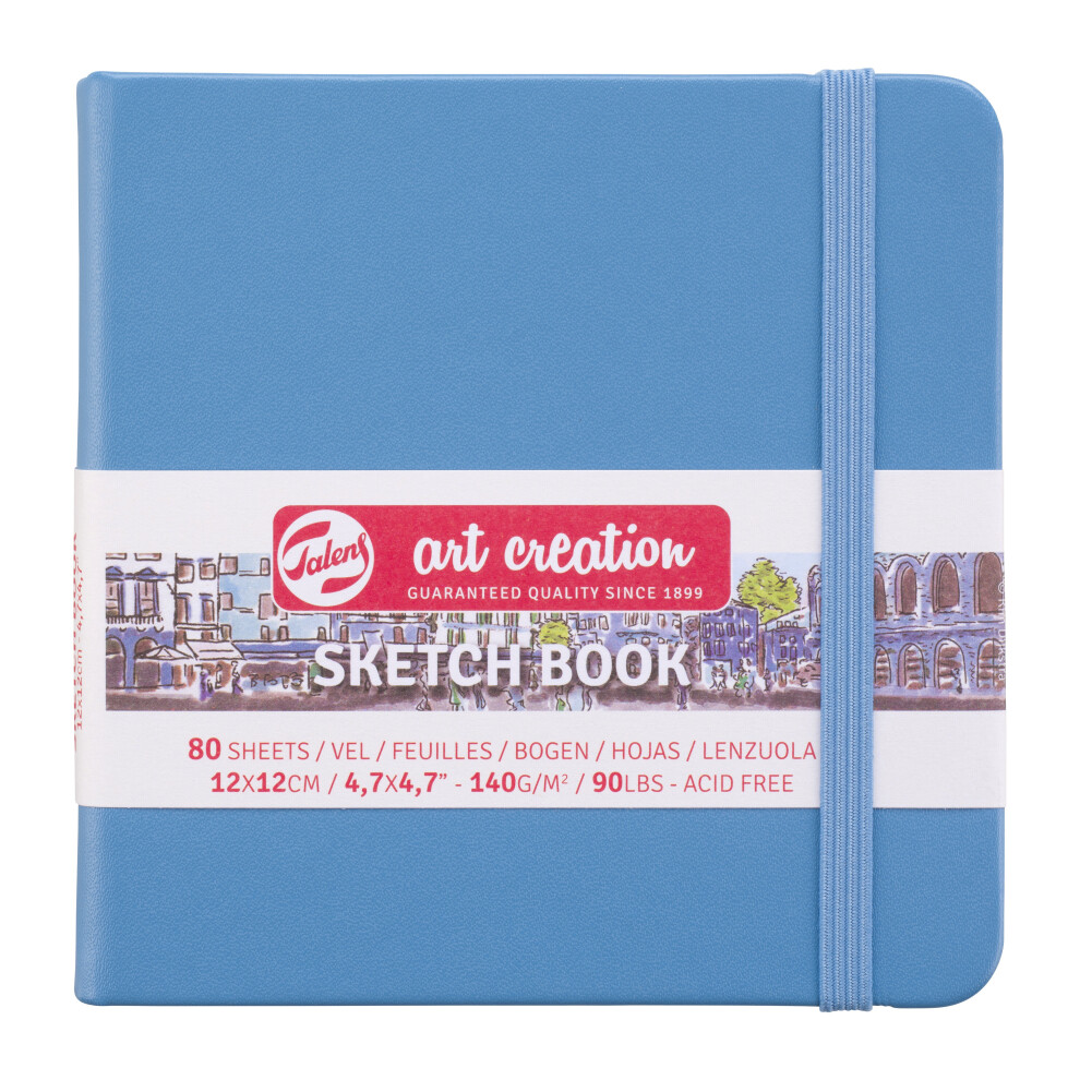 Talens Art Creation Sketchbook Lake Blue 12 x 12 cm, 140 g, 80 pages