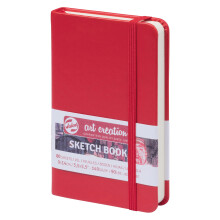 Carnet Croquis 9x14 cm - 80 hojas - 140G - rojo - Royal Talens