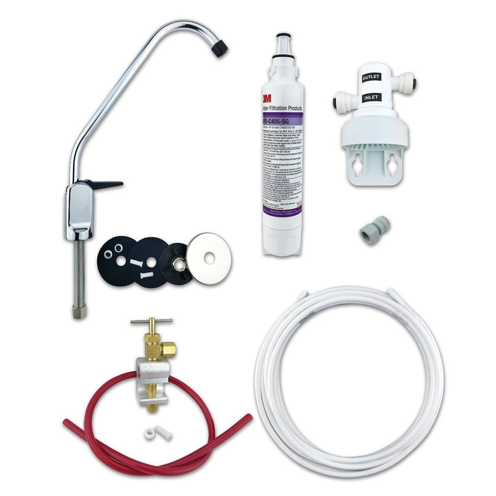 3M Drinking Water Filter Kit (Bacteria Rated Filter) Full DIY System