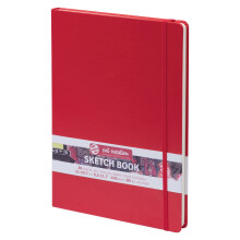 Carnet de bocetos / Cuaderno de dibujo - formato A4 (21x29,7cm) - 80 hojas - 140g - rojo - Royal Talens