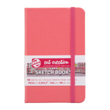 Carnet Croquis 9x14 cm - 80 arkkia - 140G - koralli - Royal Talens