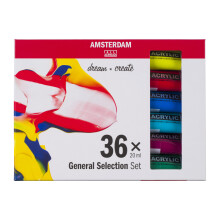 Set Peinture Acrylique de 36 tubes - Amsterdam