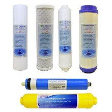 Finerfilters 6-Stage RO Filter Pack with 50GPD Membrane | FF-RO-REPL-D6-50GPD