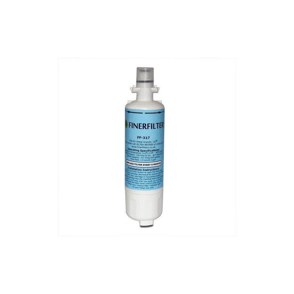Finerfilters Ff-317 Fridge Filter Compatible - Lg Lt700p Adq36006101