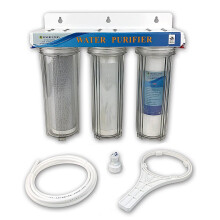 3 Stage 10â HMA Heavy Metal Reduction, Pond Dechlorinator Water Filter System with 1/4" connections
