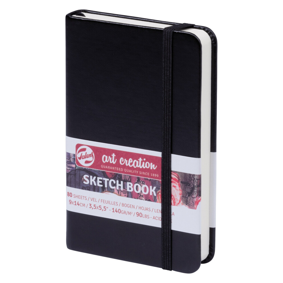 Talens Art Creation Sketchbook Black 9X14 cm, 140 Grams