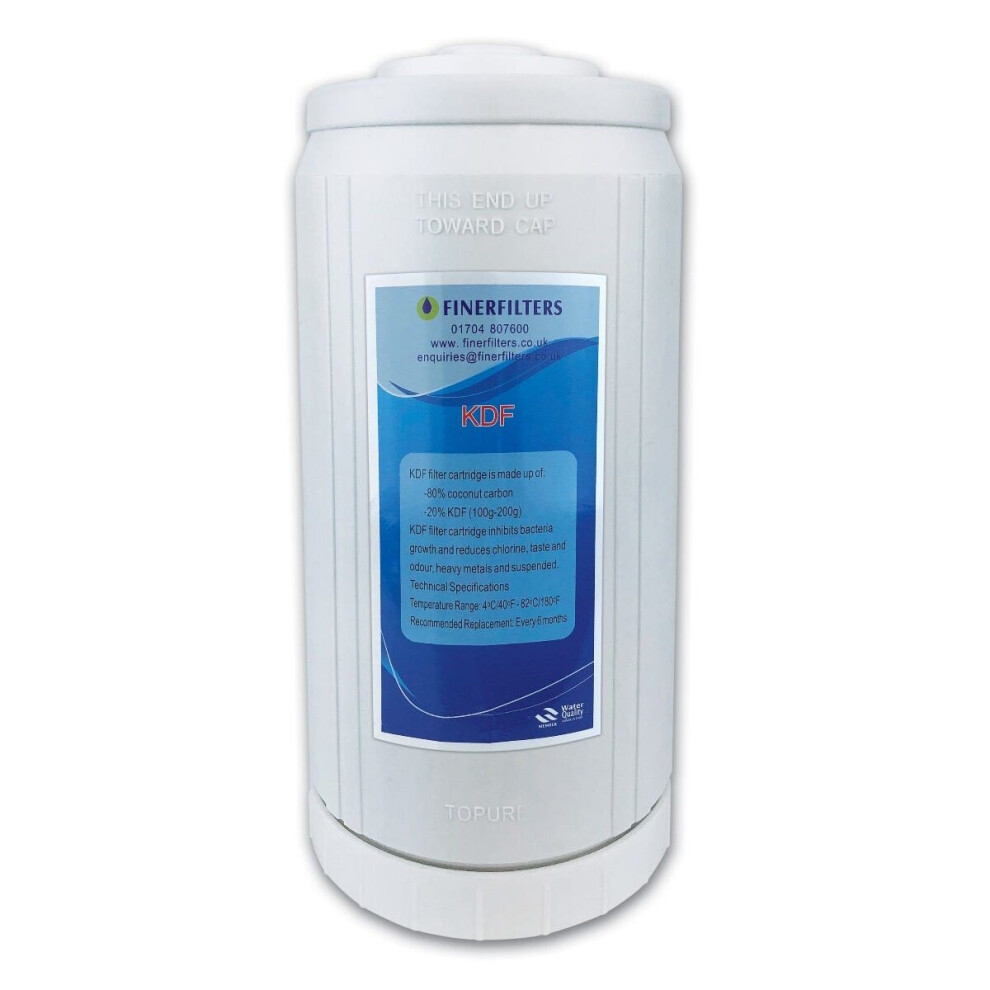 B&Q - Jumbo Gac/kdf Water Filter10" X 4.5"Granular Activated Carbon & Kdf Media - Image 2