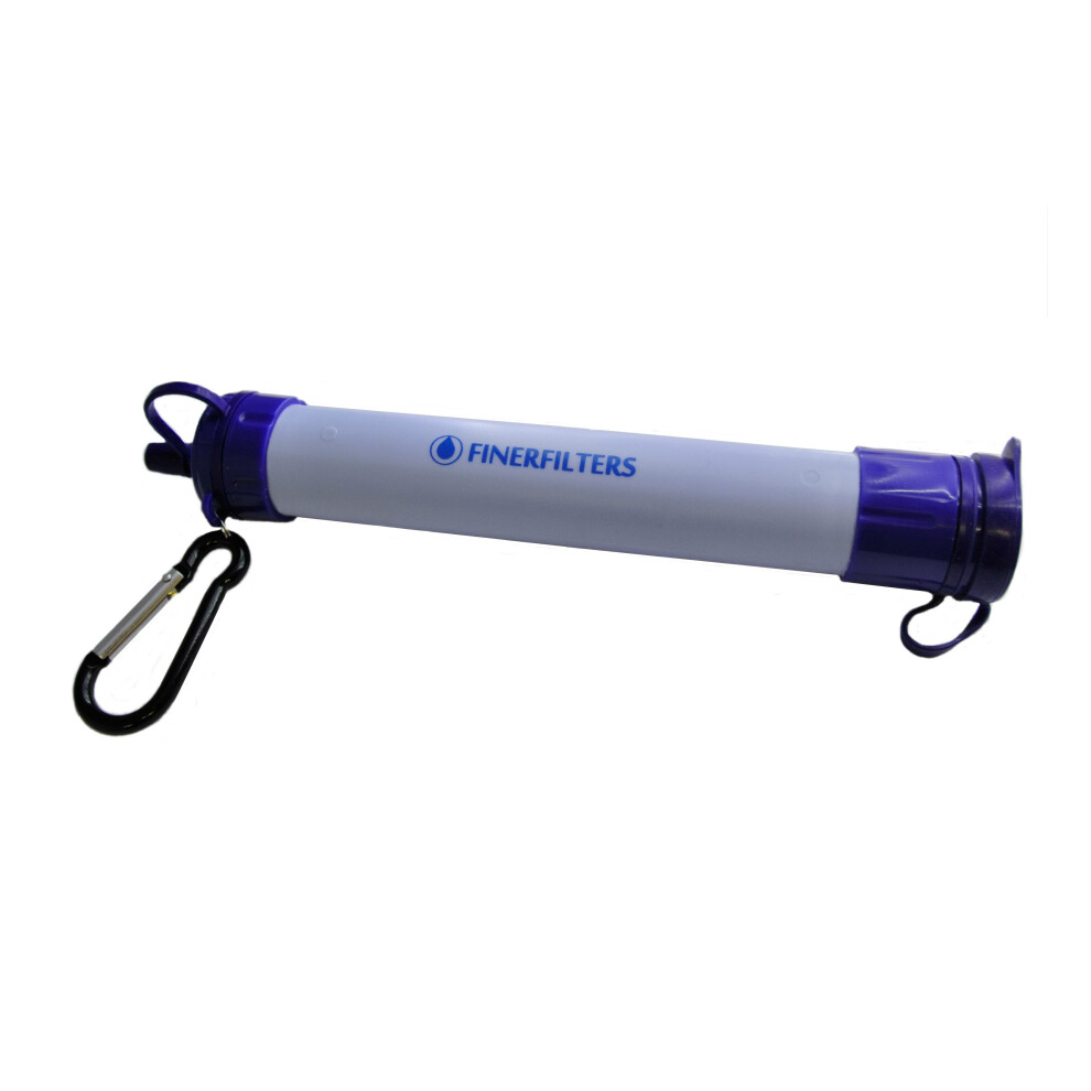 Personal Portable Water Filter Straw with Carbon - Microbiological Water Purification filter, Ideal For Camping & Hiking etc.