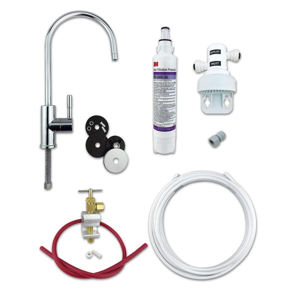 3M Under Sink Drinking Water Filter Kit with AP2-C405-SG -Filter