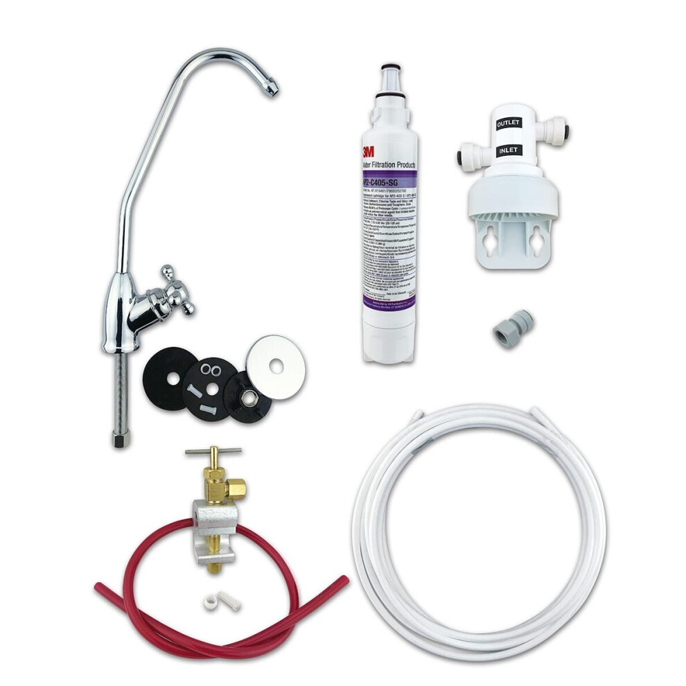 3M Under Sink Drinking Water Filter Kit with AP2-C405-SG Bacteria Rated Filter FULL DIY System - Bobble Tap
