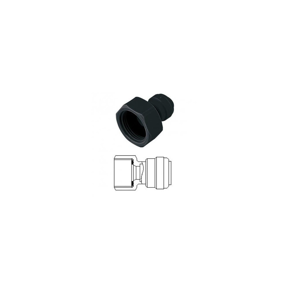 Dmfit Female Bsp Tap To Pushfit Adapter 3/4" Bsp X 10Mm Pf Afab1009fm-1