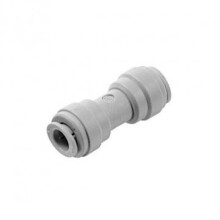 DMFit AUC0505 Equal Straight Connector 5/16" Pushfit x 5/16" Pushfit, Acetal Copolymer, Reusable, 10 bar Water/Food/Air