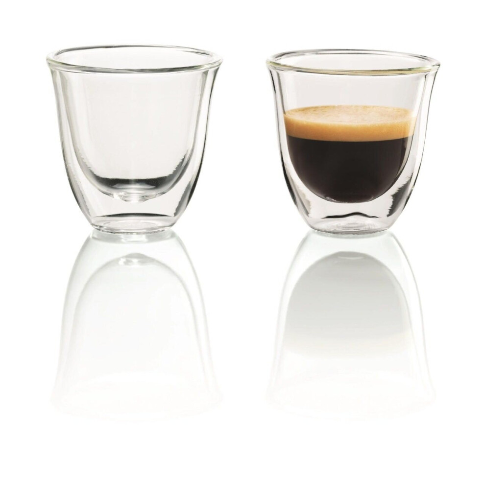 CFL-655B Thermoshield Double Wall Espresso Glasses / Coffee Glasses (Twin Pack) by FilterLogic