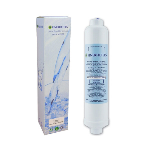 Finerfilters Pushfit Replacement Fridge Water Filter