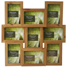 9 Multi Wood Effect Photo Frame