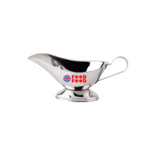 Food Food Kitchen Stainless Steel Gravy Boat Silver 8ounce