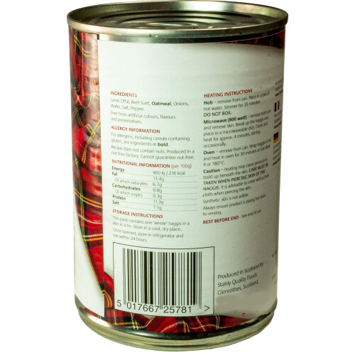 Scottish Traditional Scotch Haggis Tin 2
