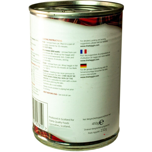 Scottish Traditional Scotch Haggis Tin 1