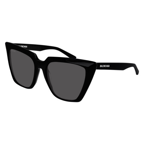 Balenciaga Balenciaga BB0046S 001 Black/Grey Sunglasses