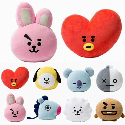 BTS BT21 TATA SHOOKY RJ Plush Toy Suga Cooky Pillows Doll Cushion Sofa