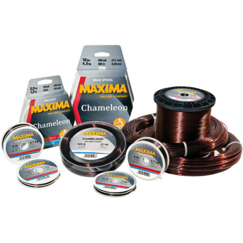 (5 LB, Chameleon Brown) Maxima One Shot Lines