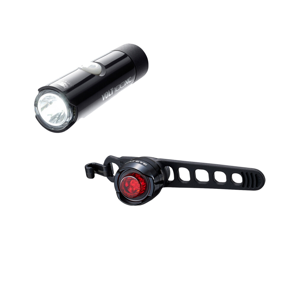 Cateye Volt 100XC / ORB Battery Light Set