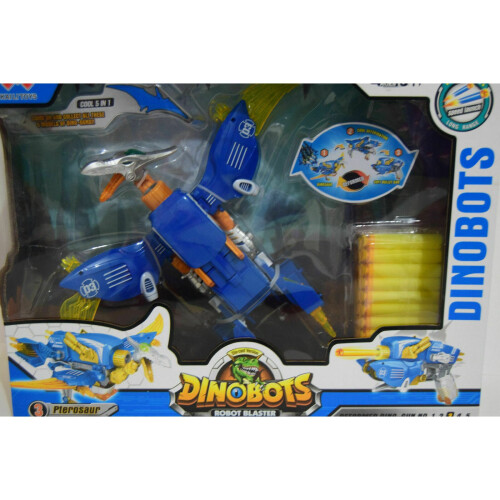 Pterosaurs Dinobots Dino Dinosaur Robot Transformer Blaster Foam Gun