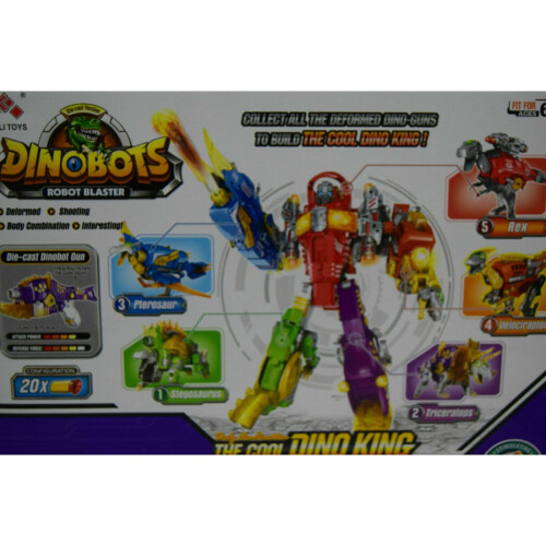Pterosaurs Dinobots Dino Dinosaur Robot Transformer Blaster Foam Gun 2