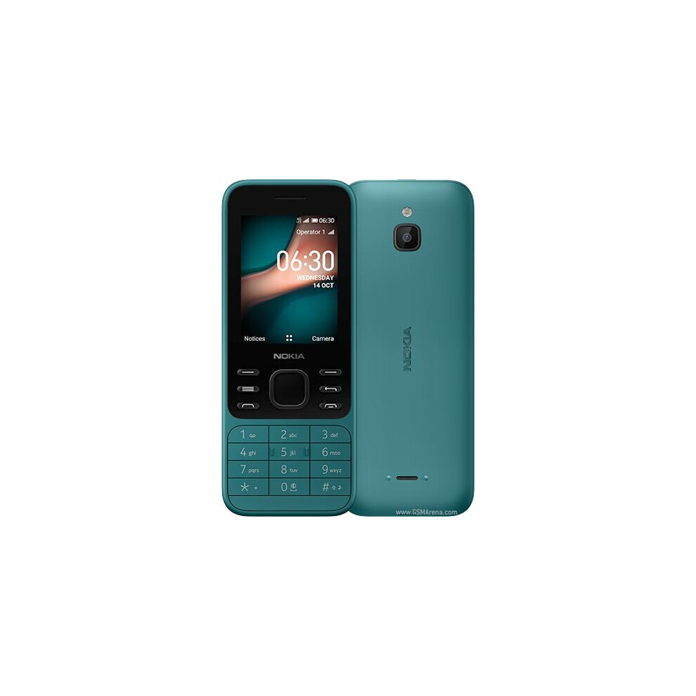 (Cyan Green) Nokia 6300 4G Dual Sim | 4GB | 512MB RAM 