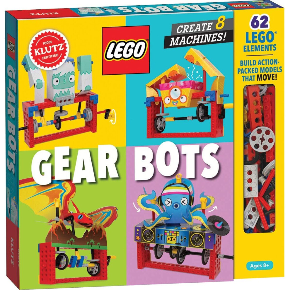 Lego Gear Bots Create 8 Machines Toys Gift For Kids