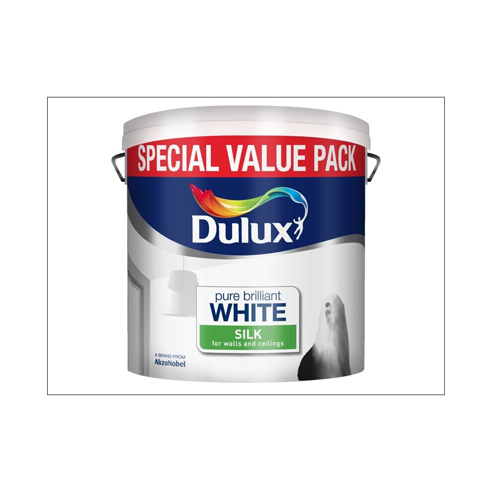 Dulux Silk Pure Brilliant White 6L