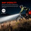 Ranpo USB Rechargeable LED Bicycle Light Headlight Taillight Set Bike Cycle 6