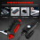 Ranpo USB Rechargeable LED Bicycle Light Headlight Taillight Set Bike Cycle 5