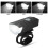 Ranpo USB Rechargeable LED Bicycle Light Headlight Taillight Set Bike Cycle 4