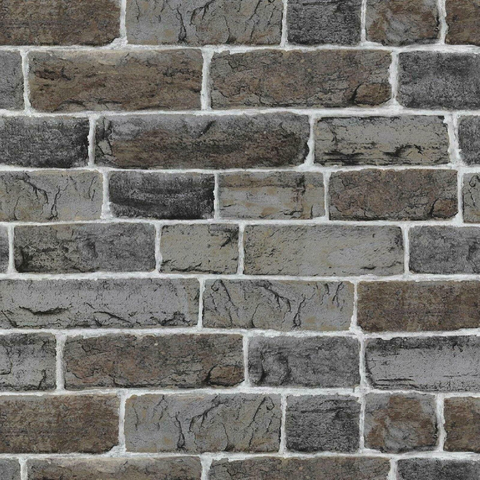 Rasch Wallpaper Urban Rustic Old Natural Brick Wall Industrial Stone Embossed 4000441217339