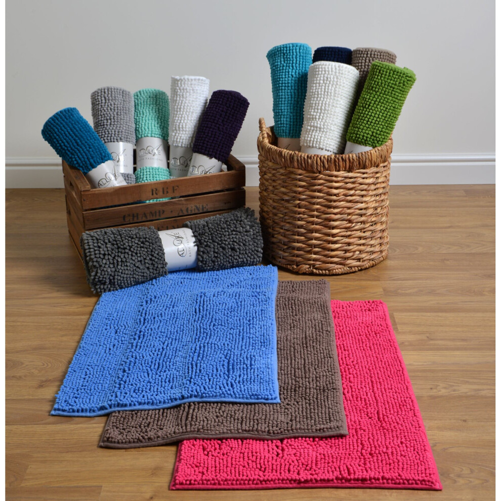 Allure Supersoft Chenille Bobble Bath Mat 50 x 80cm