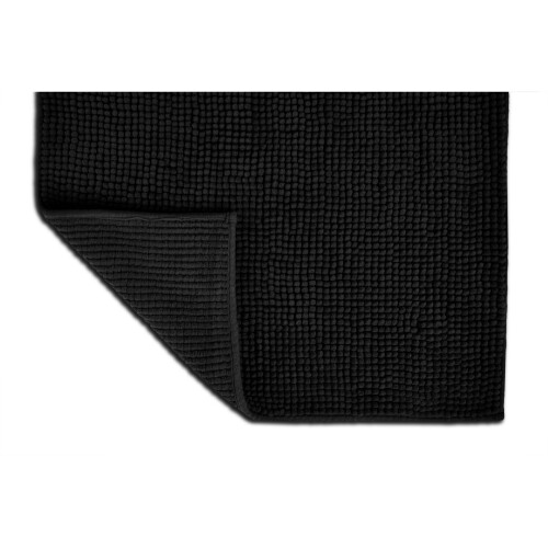(Black) Allure Supersoft Chenille Bobble Bath Mat 50 x 80cm 2
